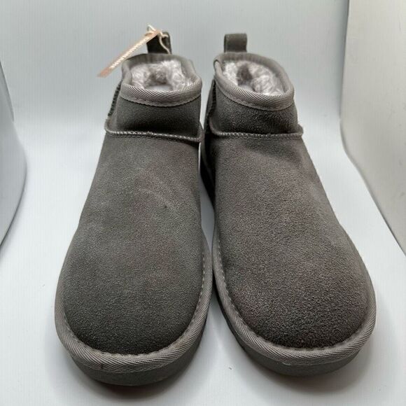 CUSHIONAIRE Women's pull on boot 9 GRAY - Picture 2 of 7